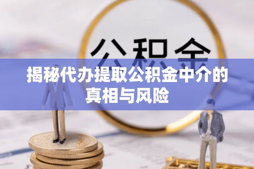 弋阳揭秘代办提取公积金中介的真相与风险