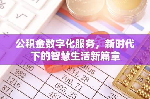 弋阳公积金数字化服务，新时代下的智慧生活新篇章