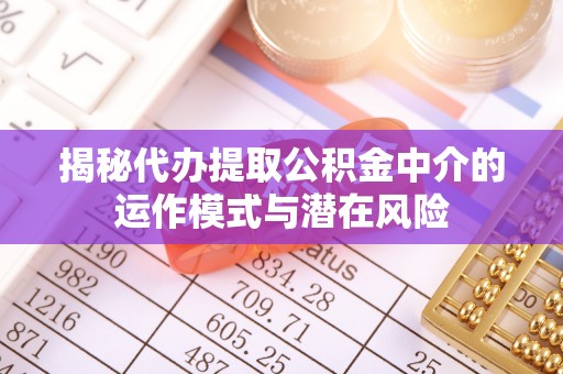 弋阳揭秘代办提取公积金中介的运作模式与潜在风险