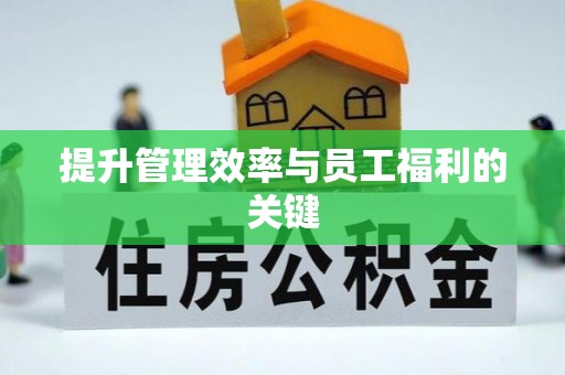 弋阳提升管理效率与员工福利的关键