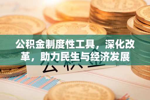 弋阳公积金制度性工具，深化改革，助力民生与经济发展