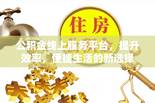 弋阳公积金线上服务平台，提升效率，便捷生活的新选择