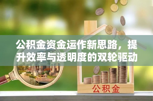 弋阳公积金资金运作新思路，提升效率与透明度的双轮驱动