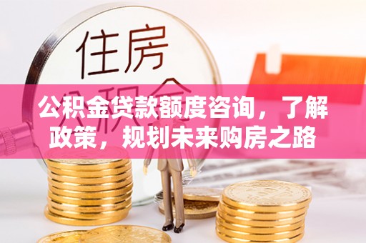 弋阳公积金贷款额度咨询，了解政策，规划未来购房之路