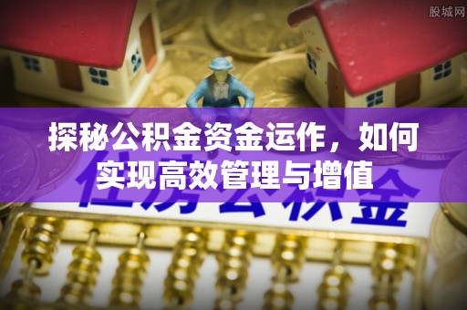 弋阳探秘公积金资金运作，如何实现高效管理与增值